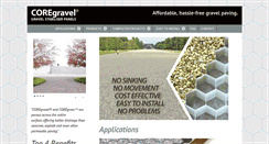 Desktop Screenshot of coregravel.com